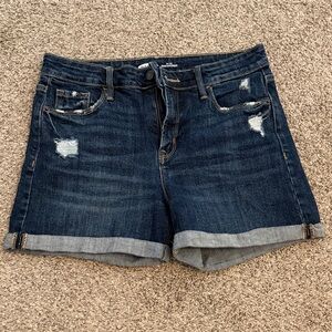 Old Navy Dark Blue Jean Shorts